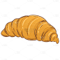 西方美食元素插画