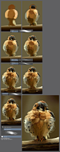 The little angry bird: step by step tutorial by XGingerWR on DeviantArt: 