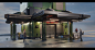 Sci Fi Kitbash Set - Buildings & Props 2, Kevin Jick : These are part of a Sci Fi Kitbash Set I got to make and publish through Terraform Studios! These were super fun to make and design. They are part of a larger Sci Fi Buildings and Sci Fi Street Pr