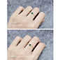 【DC】手作 绿色多切面 手工缠绕戒指 指环