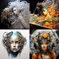 Airbrush drawing Midjourney style | Andrei Kovalev's Midlibrary
