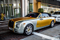 又是迪拜，这才是真正的土豪金劳斯莱斯Phantom Drophead Coupé。