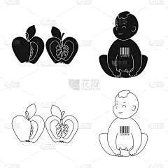 人造材料,医学检测,图标,可爱的,农业,蔬菜,转基因,遗传研究,环境,食品