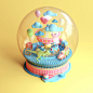 C4D作品，充满幻想的水晶球~YOOX: Make a Wish ​​​​