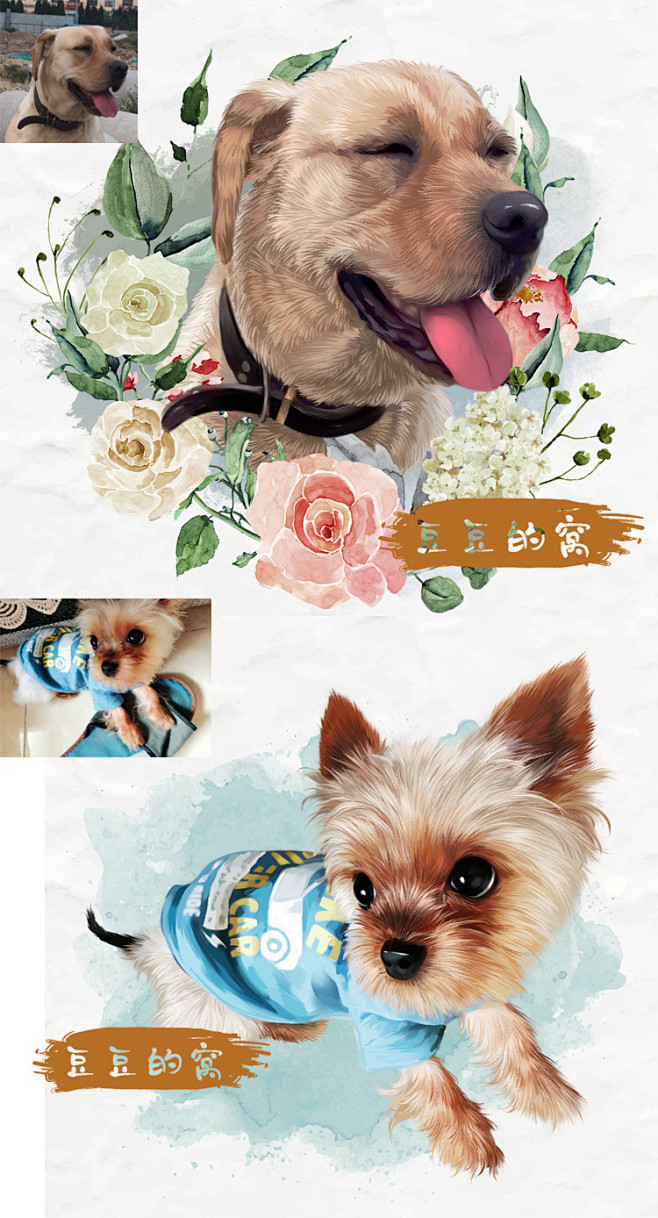 q版头像设计卡通人物动漫宠物猫狗真人照片转手绘漫画定制作情侣淘宝