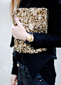 sequin clutch