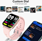 Amazon.com: Smart Watch for Android Phones iOS, KALINCO Swim Watch with Heart Rate Monitor Pedometer Calorie Counter, 5ATM Waterproof Fitness Tracker with Sleep Monitor Compass, Smartwatch for Men Women : Electronics