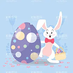 可爱兔子背景  - 源文件下载【酷图网】可爱兔子背景,小兔子背景,壁纸,复活节背景,卡哇伊,小白兔