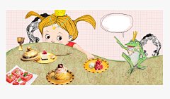 《青蛙王子》原创绘本插图