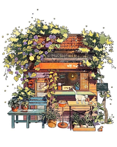 阿肺肺采集到插画