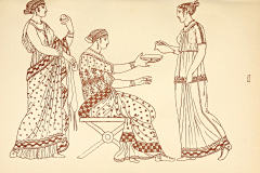 Dansvotrecoeur采集到古希腊女性服装版画