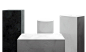 灰色3D立体台面舞台展台圆台png  (3)