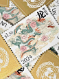 联合国与艺术家潘虎联名发行龙年生肖邮票