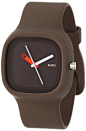 Alessi-Mens-AL10013-Kaj-Polyurethane-Brown-Designed-by-Karim-Rashid-Watch.jpg (327×500)