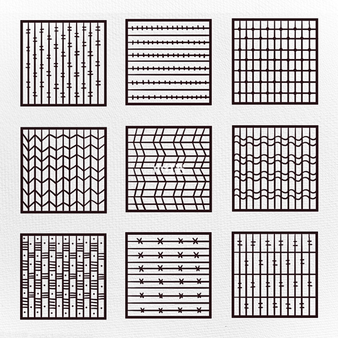 原创手绘 | 插画排线练习 : 刚开始画画，如果线条总是画不流畅，可以试着做几组这样的方格子排线练习，一定会有特别赞的进步！