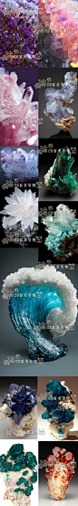 161 【绝美】 宝石 晶石 水晶矿石 材质 临摹 画集 摄影 质感-淘宝网