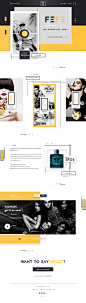 Fefe perfume shop landing page ux ui design ecommerce dribbble full2