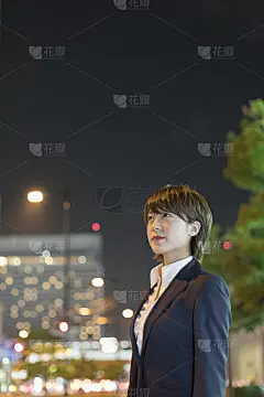 回家路上的女商人