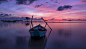 General 4096x2315 boat Vietnam horizon sea pink calm