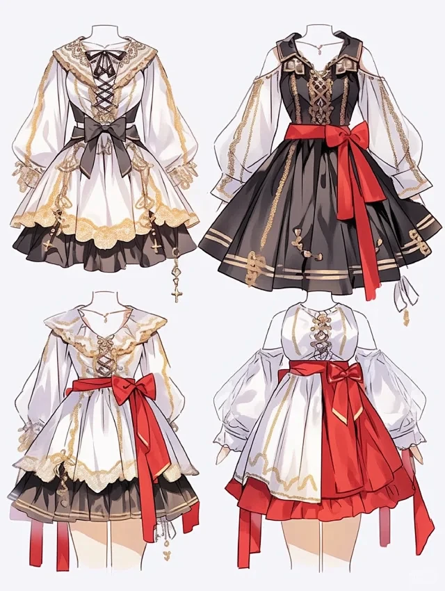小裙子效果图｜服装展示