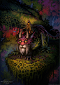 德国插画师 Daniel Lieske《The Wormworld Saga (蠕虫世界传奇)》系列插画设计 ​​​​ 