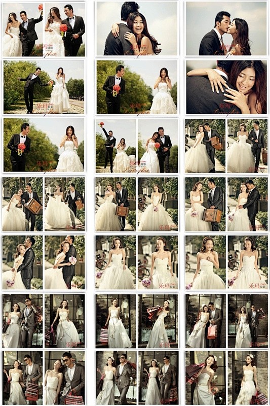 婚纱照pose