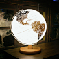 欧式风格 地球仪灯 装饰台灯 RMB
