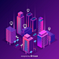 Isometric smart city