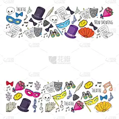 事件,绘画插图,矢量,剧院,背景,舞台,请柬,戏剧表演