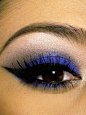 Cobalt Blue Smokey Eye