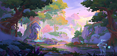 李木子兮采集到Q版场景
