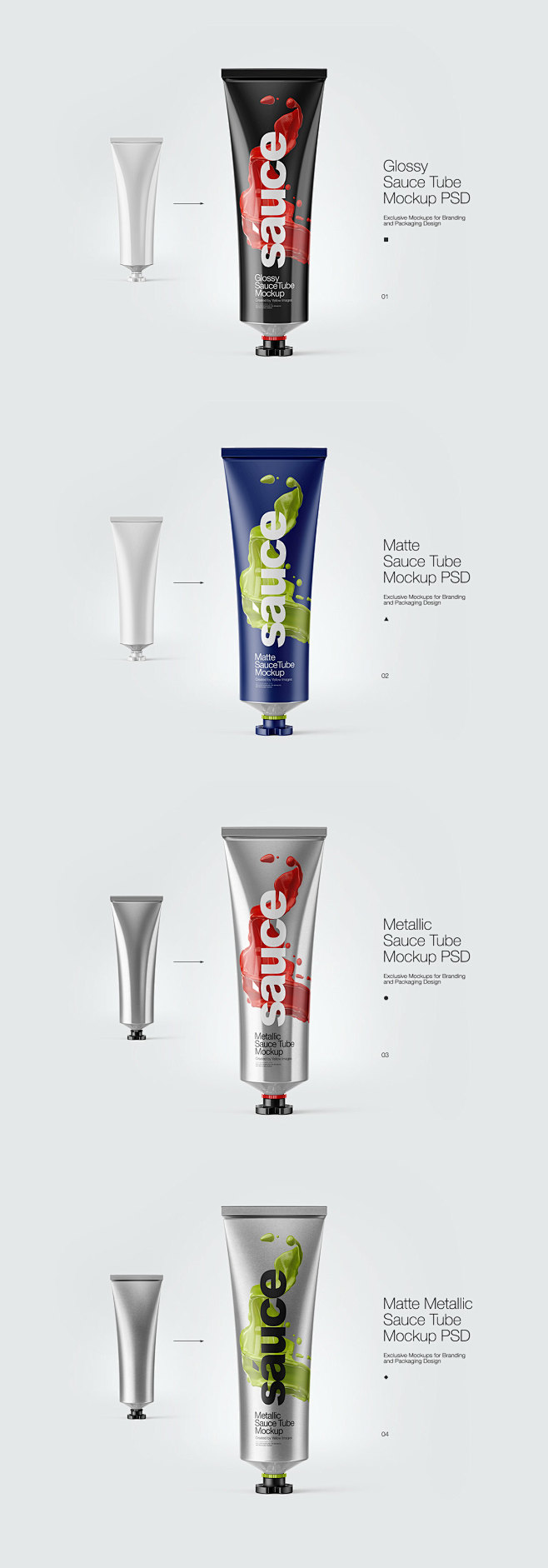 Sauce Tubes PSD Mock...