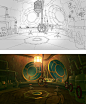 "PETPALS" background concepts for a tv series on Behance