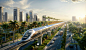 VoHuuLinhAchitects - High-speed skytrain model HCM to Ha Noi