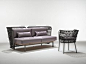 Metal sofa JUJUBE Jujube Collection by CHAIRS