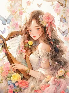 绝美人物插画