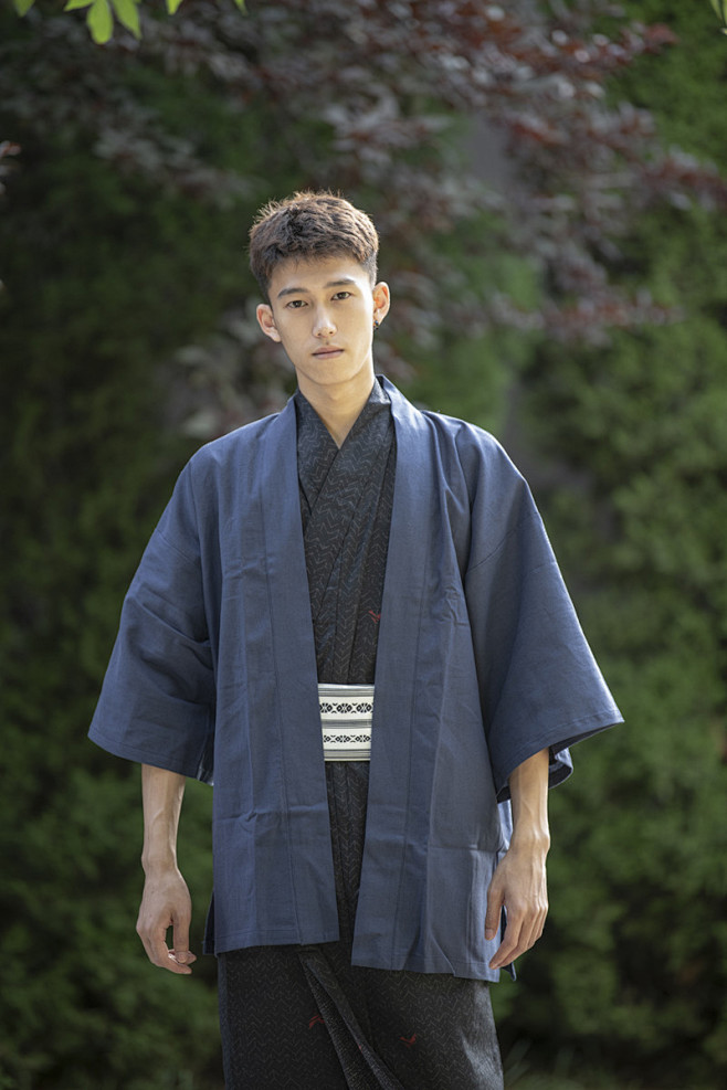日本原单羽织外套和风绅士服 全棉纯色羽织cos 防晒外套披风单衣-淘宝网