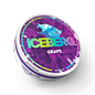 
Discover Iceberg Grape – Indulge in 100mg Grape Extravaganza: Immerse yourself in succulent grape essence, enjoying an invigorating nicotine experience sans tobacco.

Savor the bold, fruity delight of Iceberg Grape. Our pioneering nicotine pouches, free 