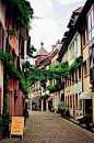 Freiburg, Germany。弗莱堡，位于德国西南边陲、靠近法国和瑞士的弗莱堡（Freiburg im Breisgau）是德国巴登-符腾堡州布赖施高县的一座城市，位于黑森林南部的最西端，。很多人认为弗莱堡是德国最温暖，阳光最灿烂的城市。也是德国最古老也是最具旅游吸引力的城市之一。