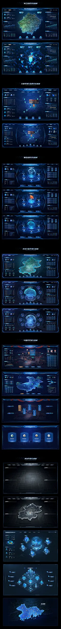 可视化大屏模板合集