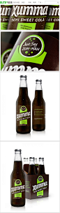 Xumma饮料品牌包装 DESIGN³设计创意 拼图详情页 设计时代