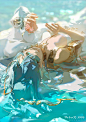 沙滩 海洋 水 构图 光影 躺 