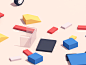 Lego Truck drive construction lego 3d c4d truck car illustration animation