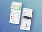 Mobile banki   l    UI Design mobile banking modern app modern adobe x
