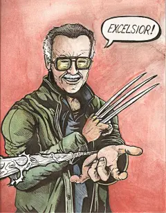[米田/主动设计整理]漫威最大的彩蛋Stan Lee：与电影相比，这批海报的惊喜似乎更有趣