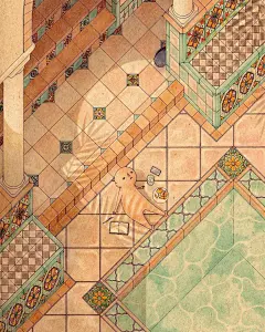 台湾插画家 Felicia Chiao 创作了系列插画《幽居星人的怪诞世界》