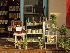 植物小店展架~好稀饭~