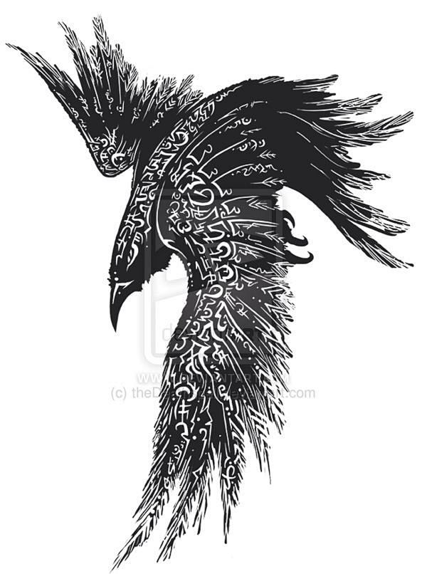 Raven Rune tattoo by...