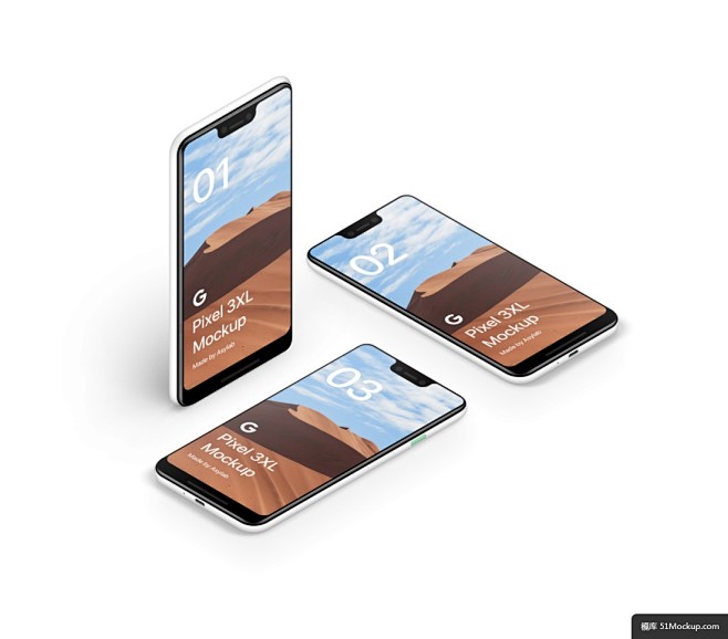 GooglePixel谷歌手机样机模型2...