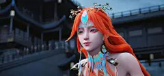 古风 美人 七月 动漫沧元图 手机壁纸 唯美 图见水印